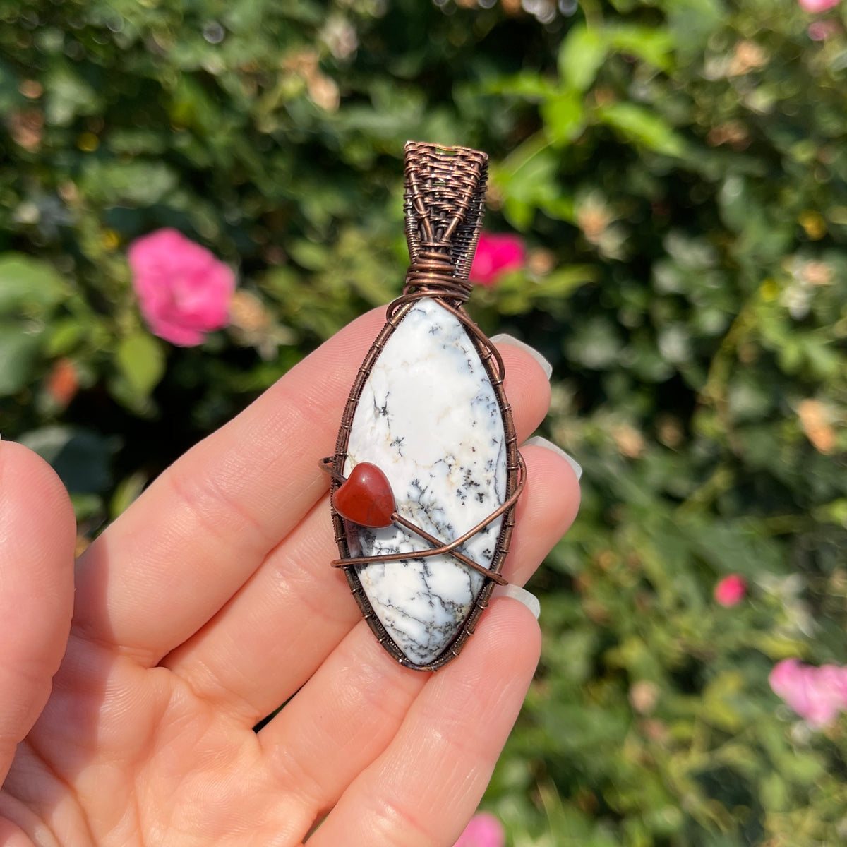 Dendritic Jasper Copper offers Pendant