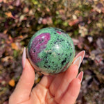 Ruby Zoisite Sphere A