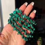 Malachite Chip Bracelets