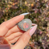 Pink & Purple Sunset Labradorite Mini Hearts