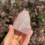 Rose Quartz Faceted Freeform