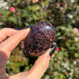 Gemmy Garnet Palm Stone B