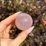 Star Rose Quartz Sphere F