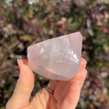 Rose Quartz Faceted Freeform