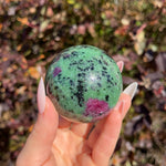 Ruby Zoisite Sphere A