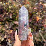 Lepidolite Unicorn Stone Tower H