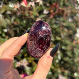 Gemmy Garnet Palm Stone C