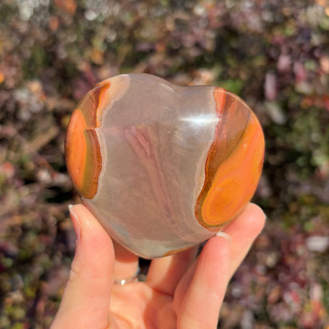 Polychrome Jasper Heart