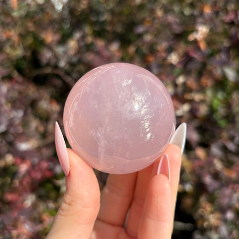 Star Rose Quartz Sphere B