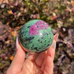 Ruby Zoisite Sphere A