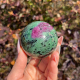 Ruby Zoisite Sphere A