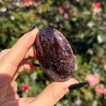 Gemmy Garnet Palm Stone A