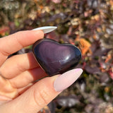 Rainbow Obsidian Hearts