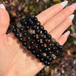 Gold Sheen Obsidian Bracelets