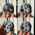 Flashy Rainbow Moonstone Spheres