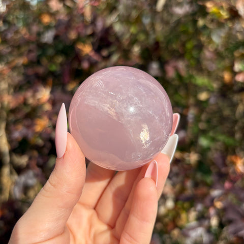 Star Rose Quartz Sphere D