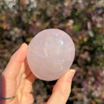 Rose Quartz Palm Stone