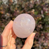 Rose Quartz Palm Stone