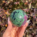 Ruby Zoisite Sphere A