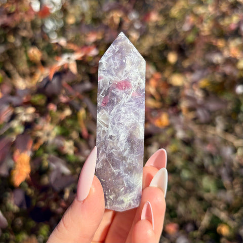 Lepidolite Unicorn Stone Tower C