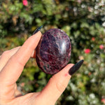 Gemmy Garnet Palm Stone F