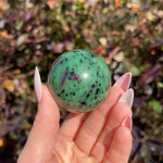 Ruby Zoisite Sphere D