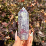 Lepidolite Unicorn Stone Tower J