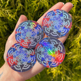 Holographic Mandala Stickers