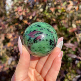 Ruby Zoisite Sphere B