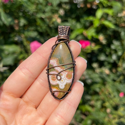 High Quality Ocean Jasper Pendant