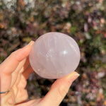 Rose Quartz Palm Stone