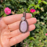 Kunzite & Fluorite Pendant