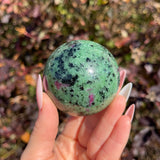 Ruby Zoisite Sphere A