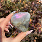 Pink & Purple Labradorite Freeform D