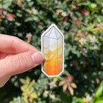 Candy Corn Crystal Sticker