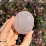 Rose Quartz Palm Stone