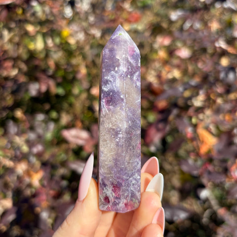 Lepidolite Unicorn Stone Tower E