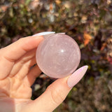 Star Rose Quartz Sphere E