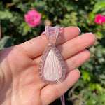 Pink Scolecite Pendant