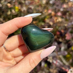 Rainbow Obsidian Hearts