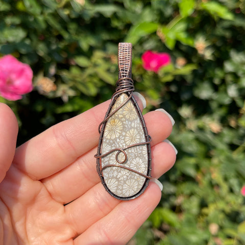 Fossil Coral Pendant