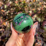 Ruby Zoisite Sphere C