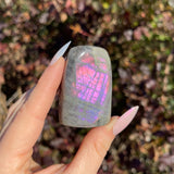 Pink & Purple Labradorite Freeform F