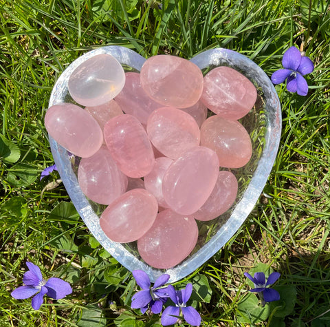 Rose Quartz Tumbled Stones