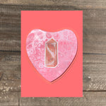 Rose Calcite Crystal Art Prints