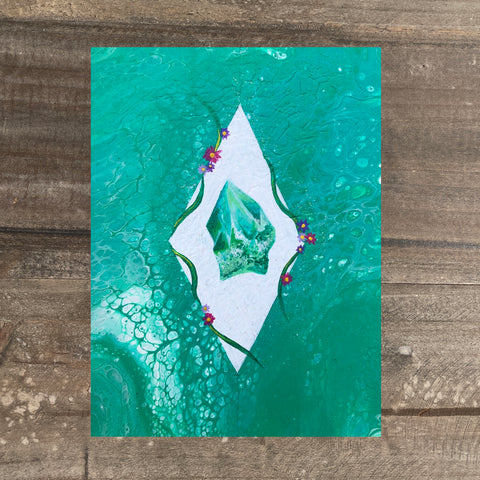 Green Aventurine Crystal Art Prints