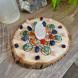 chakra healing crystal grid manifestation