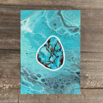 Turquoise Crystal Art Prints