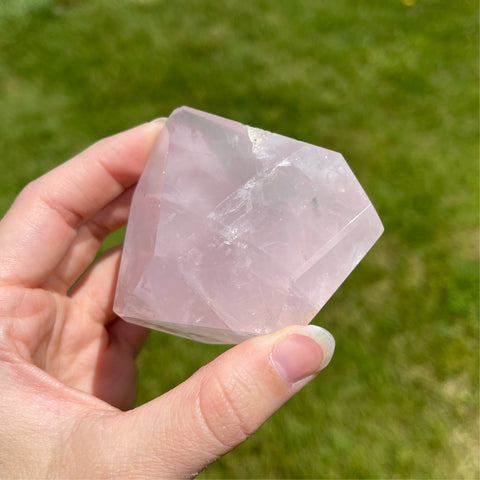 Rose Quartz Crystal Freeform