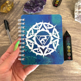 Throat Chakra Mini Notebook